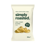 simply roasted sour cream and chive crisps 93g (British brand)