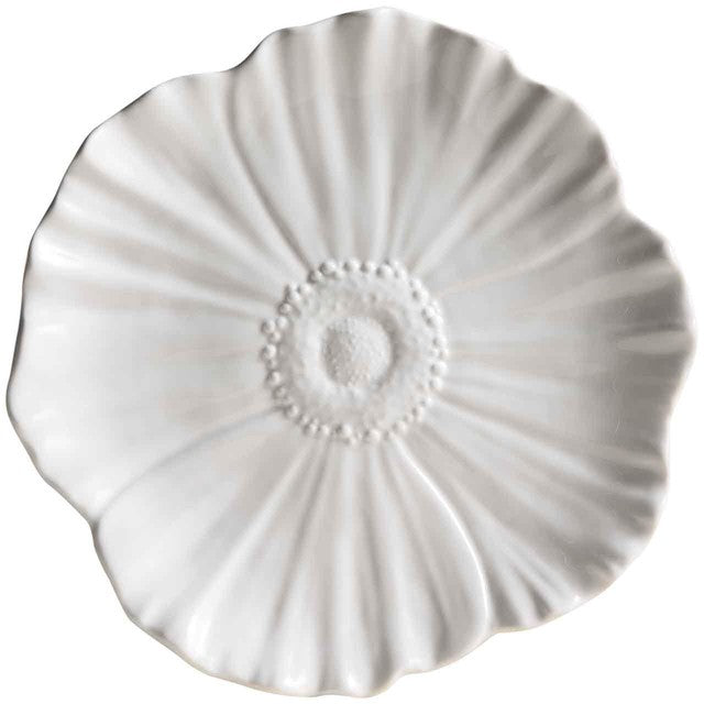 M&S white floral side plate 20cm (British brand)