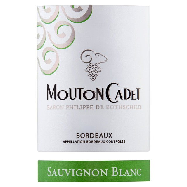 Mouton Cadet Sauvignon Blanc Bordeaux white wine 75cl, imported from the UK