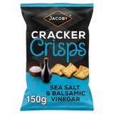 Jacob's Cracker Crisps Sea Salt Balsamic Vinegar 150g bag, UK version