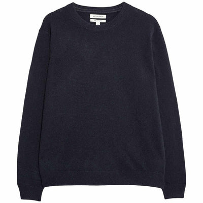 M&S Autograph Reiner Kaschmir Pullover mit Rundhalsausschnitt, Marineblau, Herren Kaschmirpullover XXL