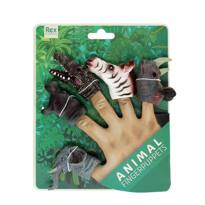 M&S Rex London Safari Animal Finger Puppets- Buy online at McGrocer