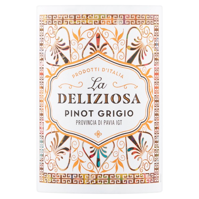 La Deliziosa Pinot Grigio wine 75cl, UK version