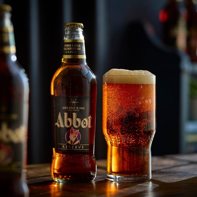 Greene King Abbot Ale Reserve strong ale beer 500ml - British product