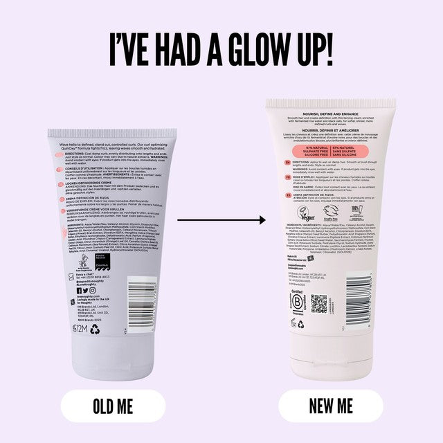Noughty Wave Hello curl defining cream 150ml, imported from the UK