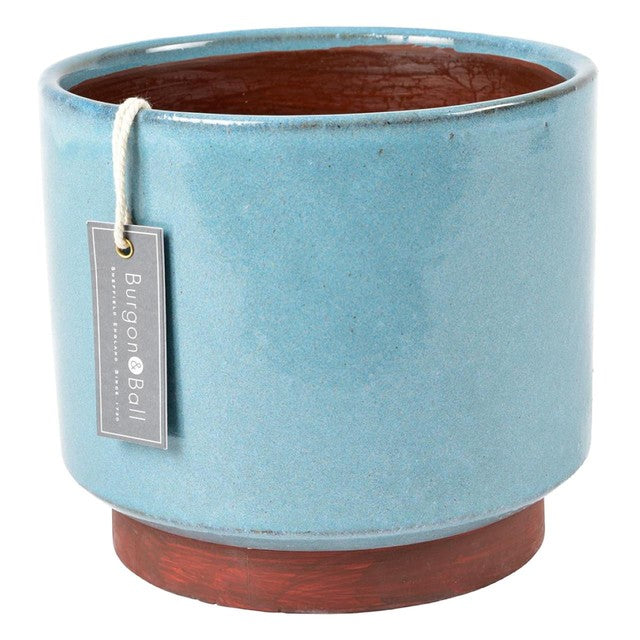Burgon & Ball Malibu Blue Extra Large indoor plant pot - British product