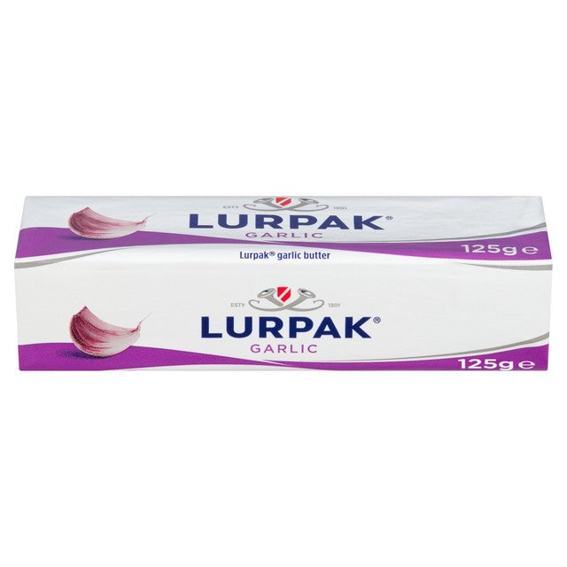 Lurpak salted garlic butter 125g, UK version