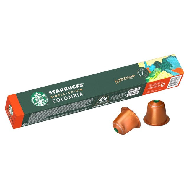 Starbucks Single-Origin Colombia coffee pods 10 pack (British brand)