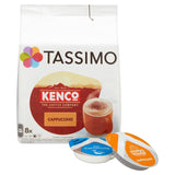 Tassimo Kenco cappuccino coffee pods 8 pack (British brand)