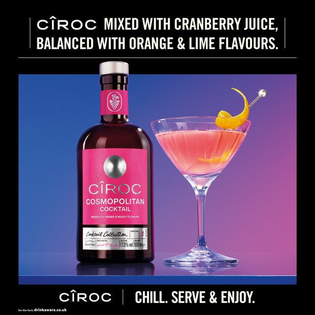 Ciroc Cosmopolitan cocktail 50cl - British product