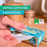 Eco Green Living small compostable resealable bags 0.5L - British product