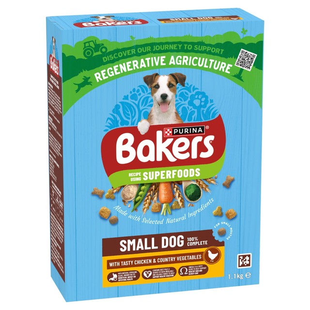 Bakers chicken dry dog food for small dogs 1.1kg - British product