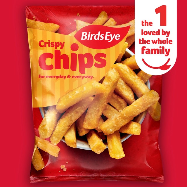 Birds Eye frozen crispy chips, UK version