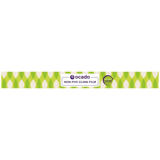Ocado Non-PVC Cling Film 350mm wide 50m roll, imported from the UK