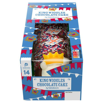 Sainsburys Sainsburys King Wiggle Chocolate Cake 609g- Buy online at McGrocer