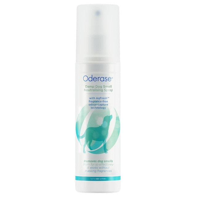 Oderase damp dog smell neutralising spray 200ml, imported from the UK