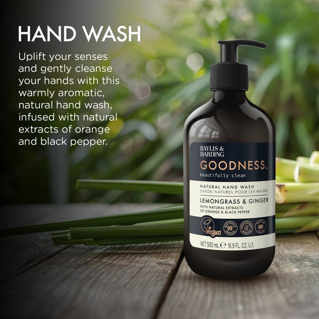 Baylis & Harding Lemongrass & Ginger hand wash 500ml - British product