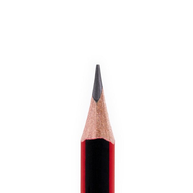 Milan HB triangular graphite pencils with eraser box of 12, imported from the UK