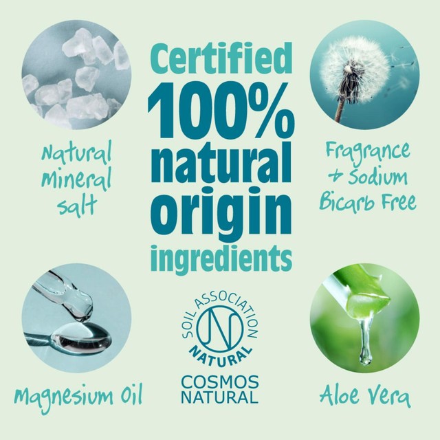 Salt of the Earth unscented natural deodorant roll-on 75ml (British brand)
