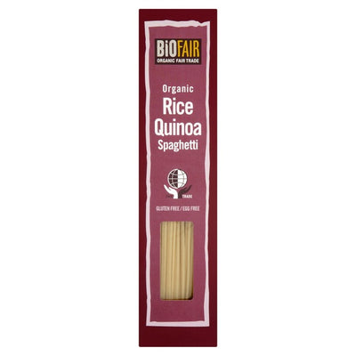 M&S Biofair Organic Fair Trade Rice Quinoa Spaghetti Gluten Free Pasta 250g- Buy online at McGrocer