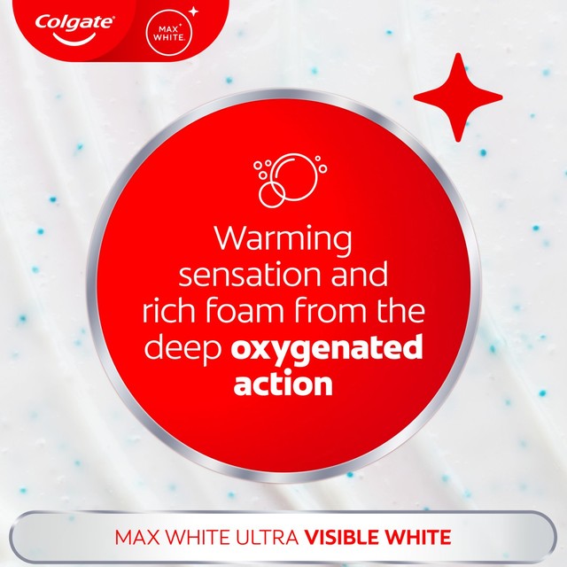 Colgate Max White whitening toothpaste 75ml - British product