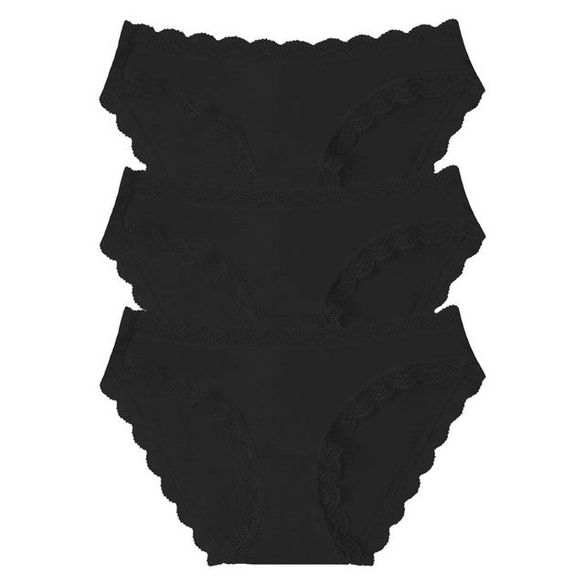 Stripe & Stare knickers black size M (British brand)