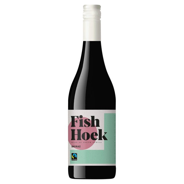 Fish Hoek Fairtrade Shiraz red wine 75cl - British product