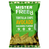 Mister Free'd tortilla chips with avocado flavour 135g, imported from the UK