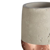 Premier Housewares Neptune Tumbler Concrete and Copper 250ml, imported from the UK
