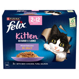 Felix kitten jelly wet cat food 12x85g pouches - British product