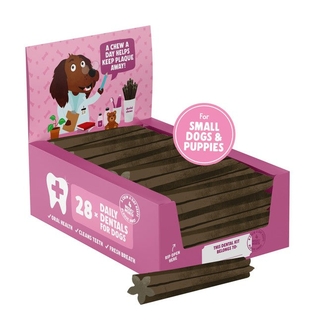 Denzel's puppy dental sticks with salmon 28 chews - British product