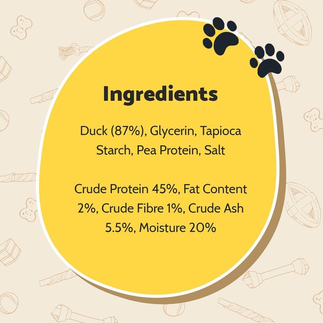 Good Boy Tender Duck Fillet dog treats 80g, UK version