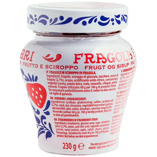 Fabbri strawberry syrup 230g - British product