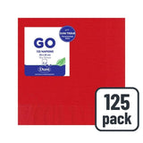 Duni red compostable 2 ply paper napkins 125 pack, imported from the UK