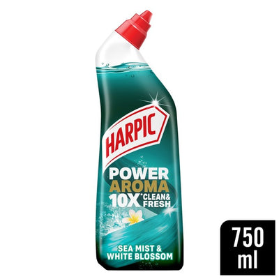 M&S Harpic Power Aroma Sea Mist & White Blossom Toilet Cleaner 750ml - Online kaufen bei McGrocer