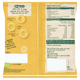 Organix Sweetcorn Rings Baby Puffs 20g, imported from the UK