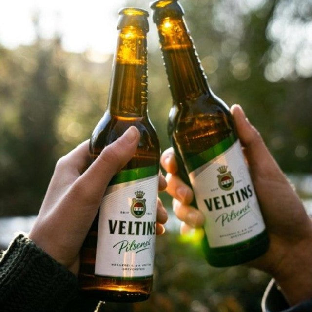 Veltins Pilsner 4.8% beer 500ml (British brand)