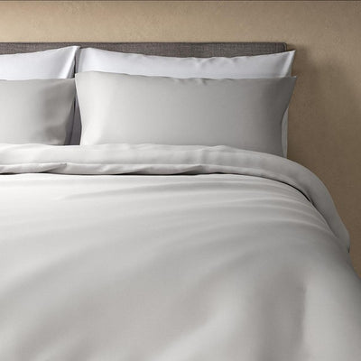 M&S M&S Comfortably Cool Tencel Rich Duvet Cover Light Grey Bedding Double- Buy online at McGrocer
