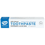 Green People toothpaste peppermint & aloe vera vegan 50ml, UK version