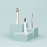 Waken sonic toothbrush replacement heads white 3 per pack (British brand)