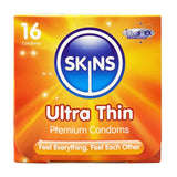 Skins Ultra Thin Vanilla Scent Condoms 16 pack (British brand)