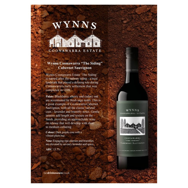 Wynns The Siding Cabernet Sauvignon 75cl (British brand)