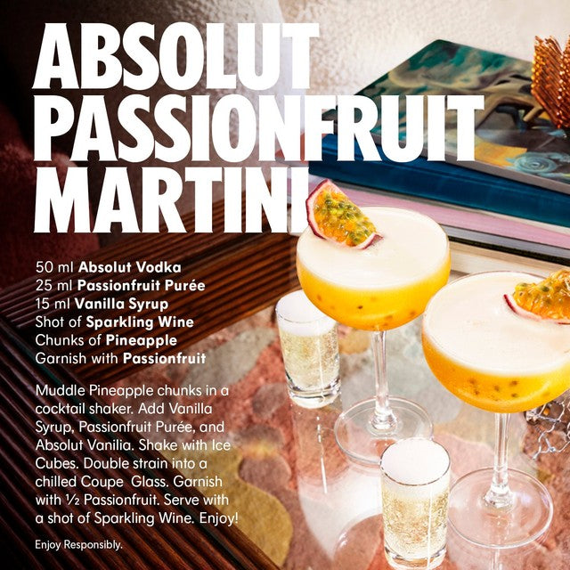 Absolut Vanilia flavoured vodka 70cl - British product