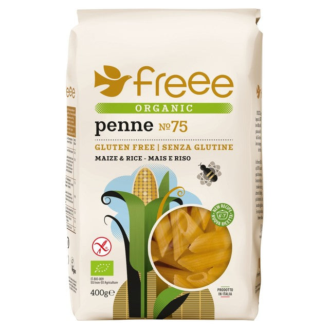 Freee organic maize rice penne - British product