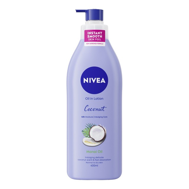 Nivea coconut & monoi oil body lotion 400ml, imported from the UK