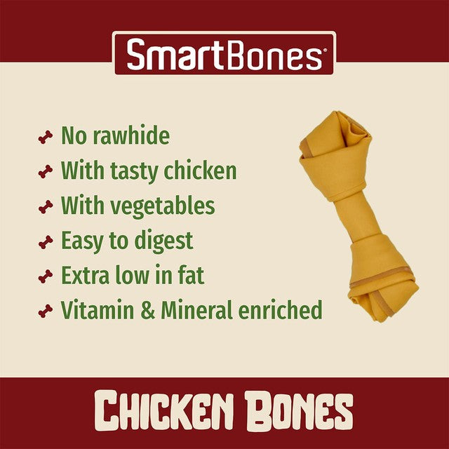 SmartBones Chicken Bones 158g dog treats (British brand)
