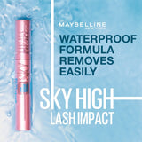 Maybelline mascara in black, imported from the UK
