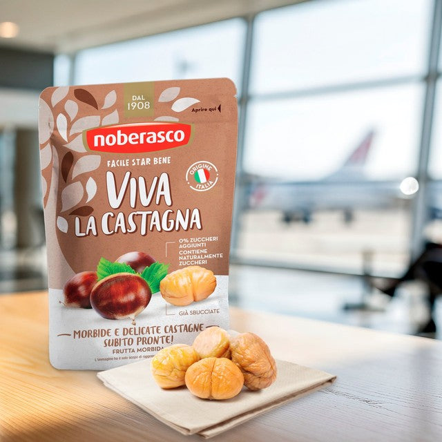 Noberasco Dried Chestnuts 100g, imported from the UK