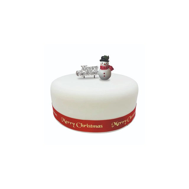 Anniversary House snowman resin cake topper for Christmas (British brand)