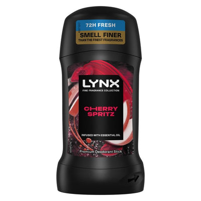 M&S Lynx Fine Fragrance Cherry Spritz Men's Deodorant Stick 50ml- Buy online at McGrocer